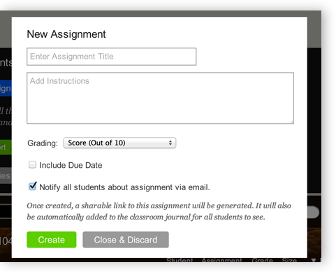 Assignments