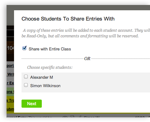 Share With Your Class