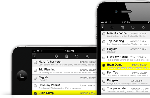 iPhone Entries